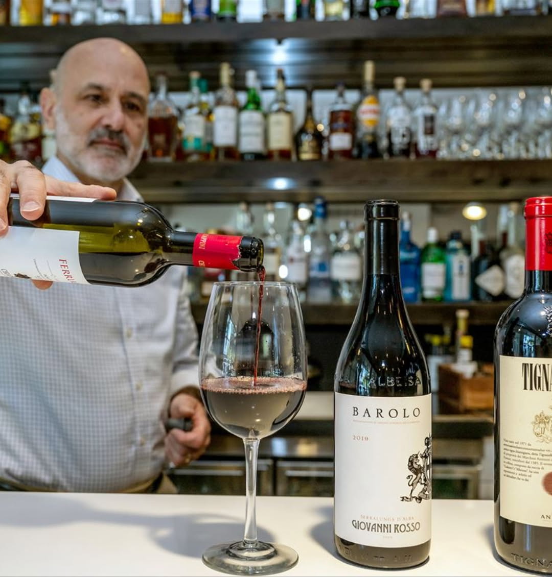 Franco Braccia at the Senti Restaurant Wine Bar