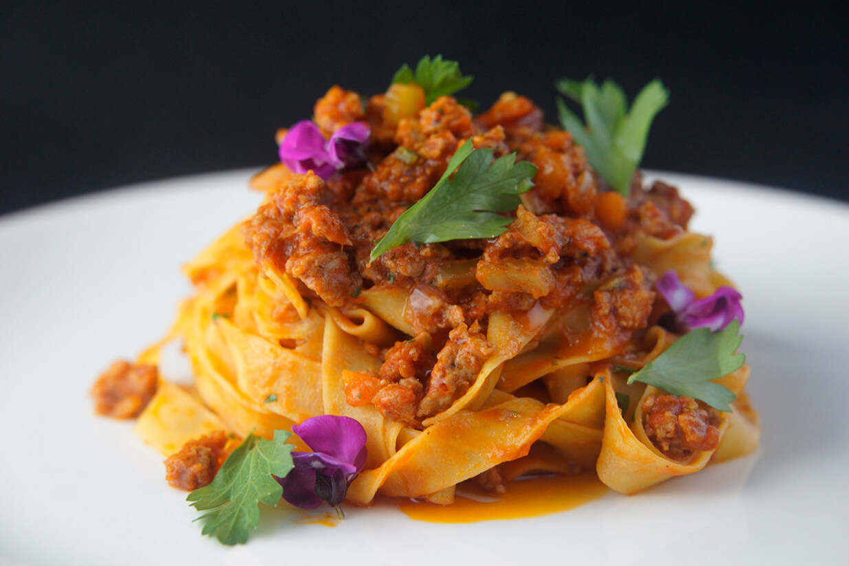 Fettuccine with Sausage