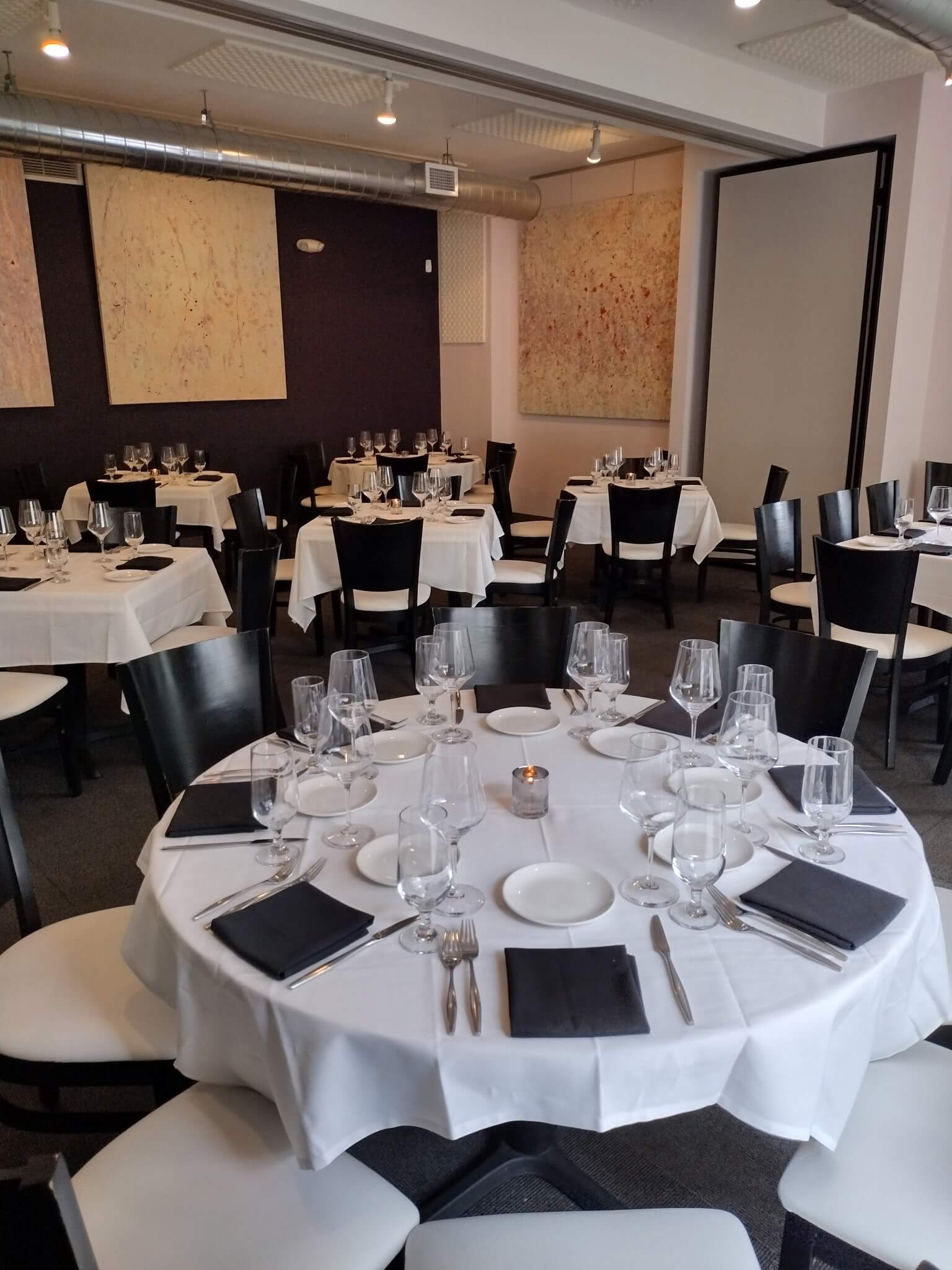 Main Dining Room at Senti Restaurant, Pittsburgh, PA